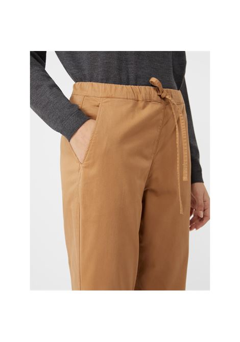 pantalone in raso di cotone monoel. in trama tinto in capo Max Mara leisure | PARCO002